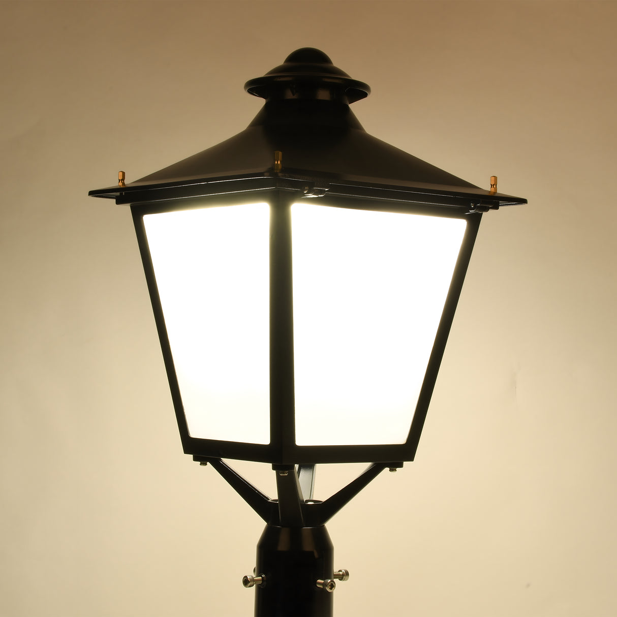 LED Decorative Post Light-30W/50W/60W Selectable-3000K/4000K/5000K Tunable-AC 120~277V-Fits Up to 3 Inch Pole Top | LPT-30/50/60W-XXK