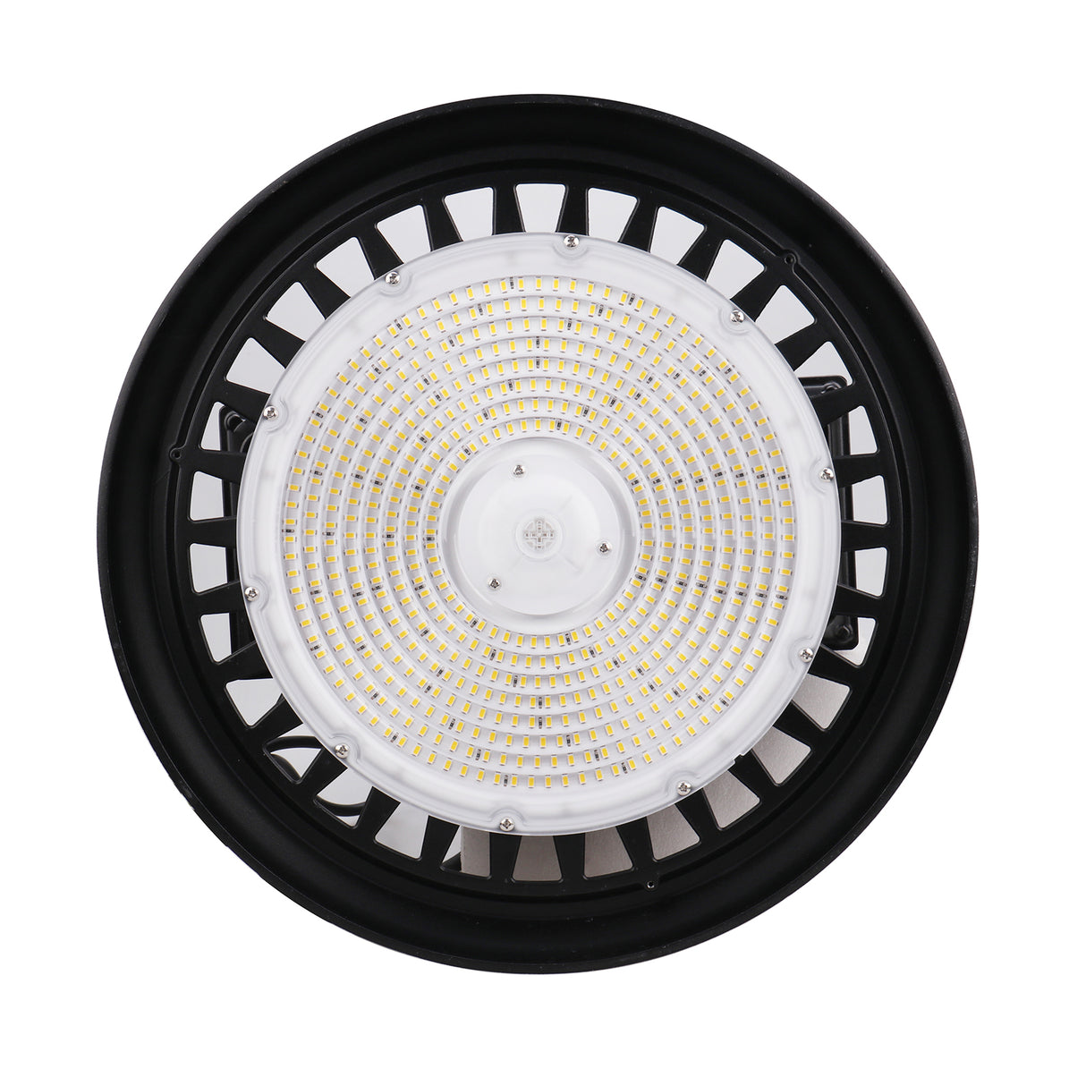 300W High Bay LED Light AC 120~277V Black Housing Motion Sensor | 9EHB-300W-120V-50K