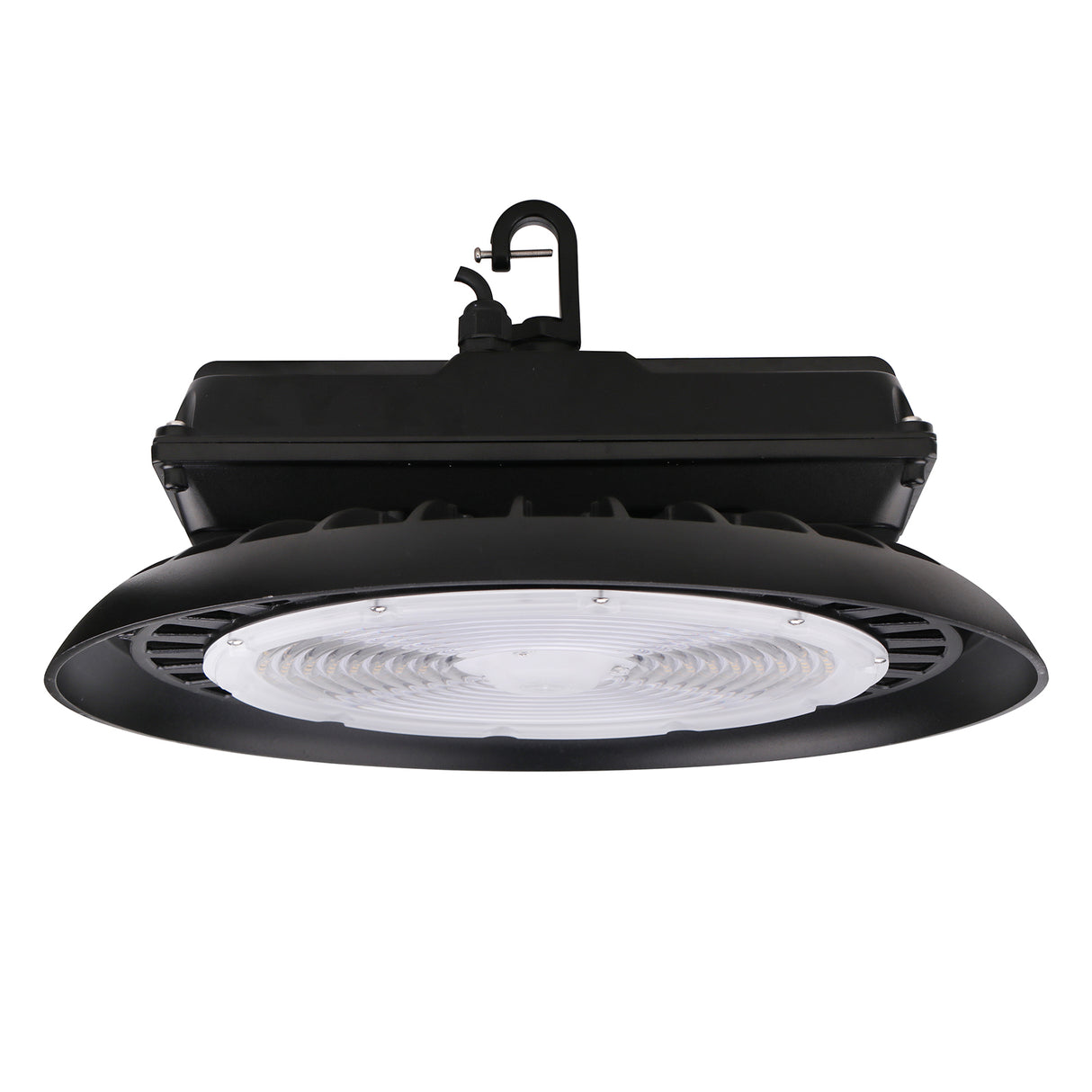 300W High Bay LED Light AC 120~277V Black Housing Motion Sensor | 9EHB-300W-120V-50K