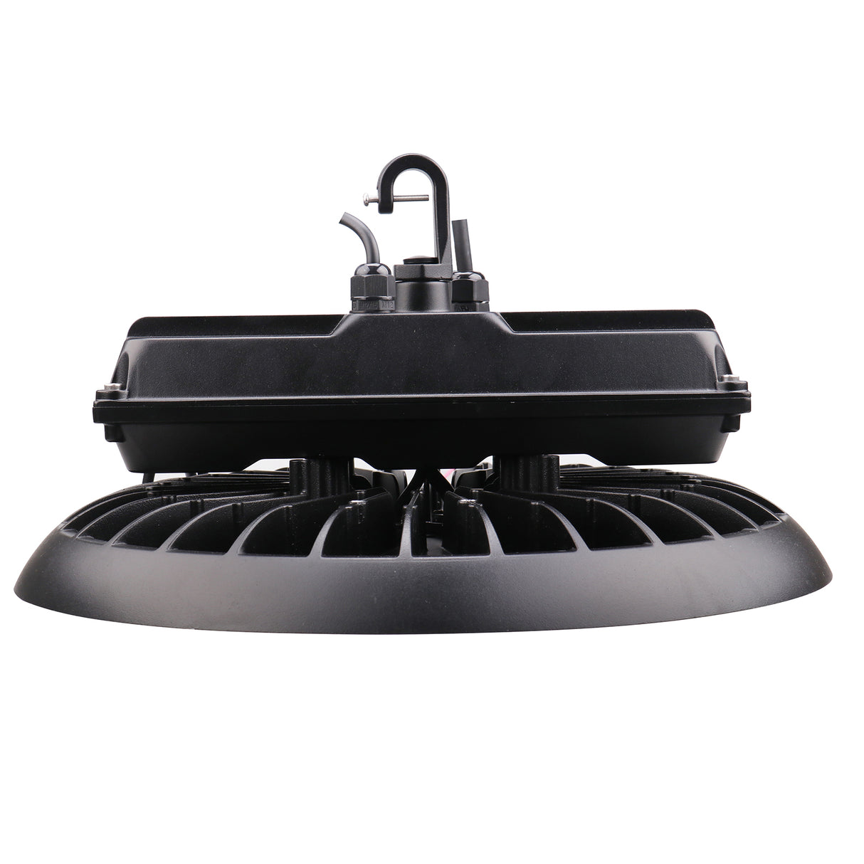 300W High Bay LED Light AC 120~277V Black Housing Motion Sensor | 9EHB-300W-120V-50K