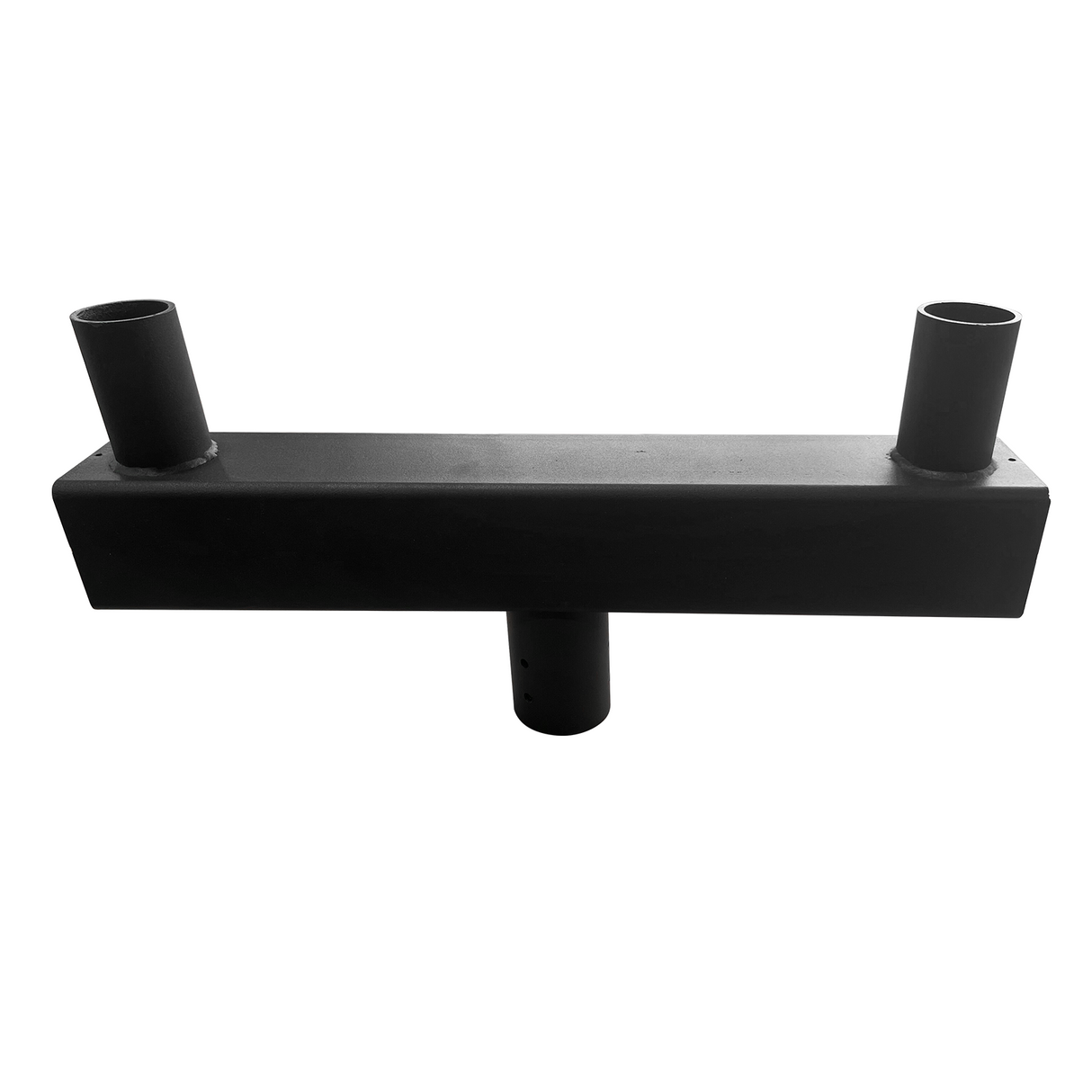 Twin Square Straight Bull Horn for 2 fixtures | BHSQ3N2H