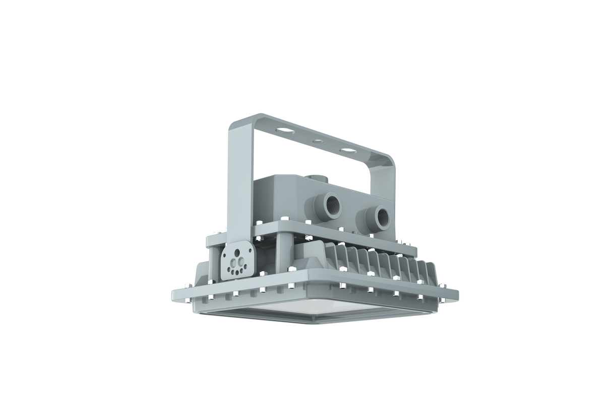 100W LED Explosion Proof Square Flood Light Class I Division 1 14,000 Lumens, 5000K | LS-EX100W DD50D120