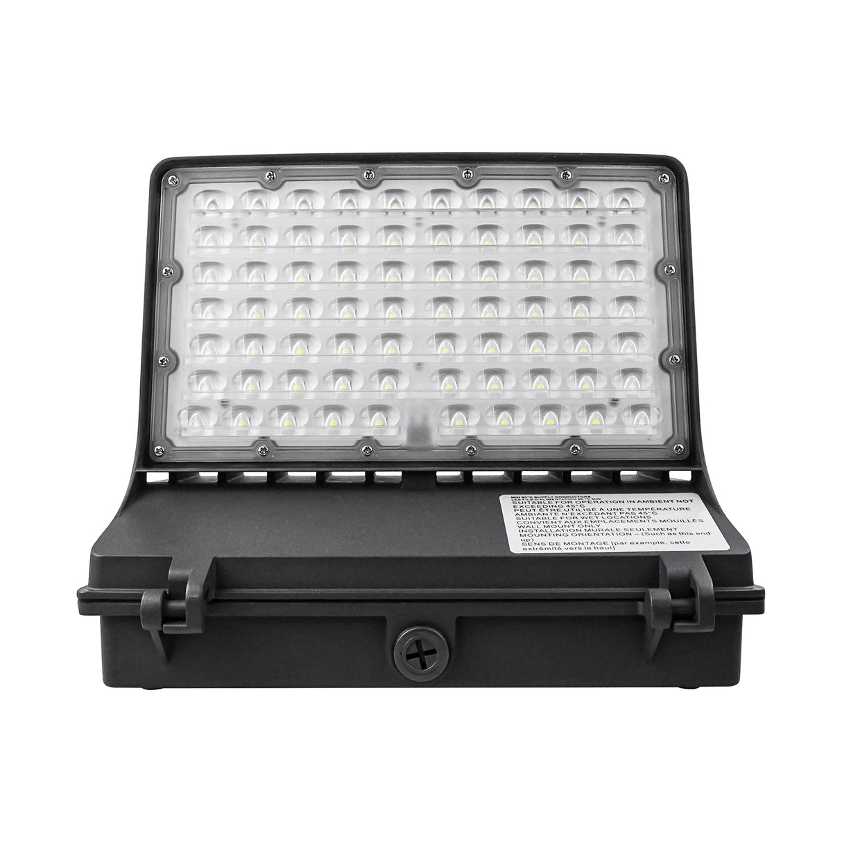 20W/40W/60W/80W Wattage Selectable Full Cut Off Wall Pack With Buit In Photocell | 2FWP-80W-120V-50K-P