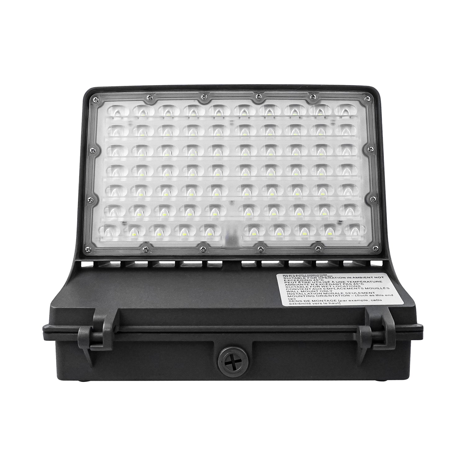 20W/40W/60W/80W Wattage Selectable Full Cut Off Wall Pack With Buit In Photocell | 2FWP-80W-120V-50K-P