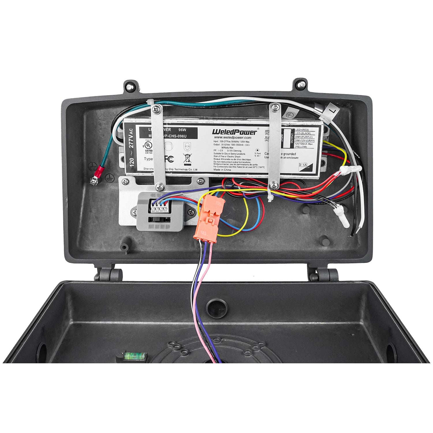 20W/40W/60W/80W Wattage Selectable Full Cut Off Wall Pack With Buit In Photocell | 2FWP-80W-120V-50K-P