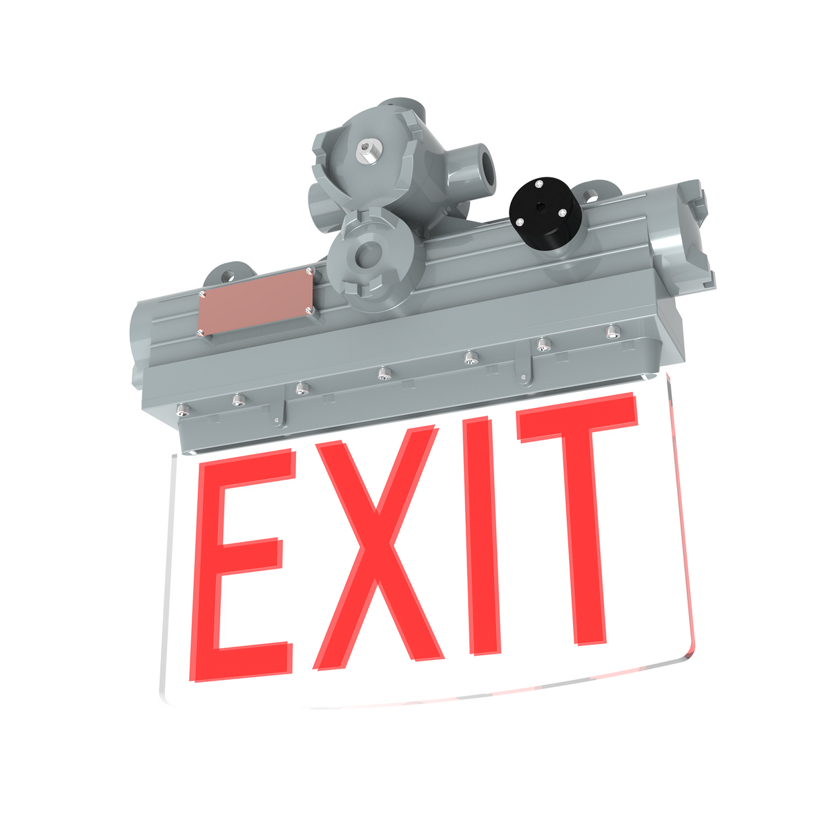 5W Explosion-Proof Emergency Exit Sign Light – Class I Division 2-Red Sign-UL Certified | LSEX-5WJNRD180