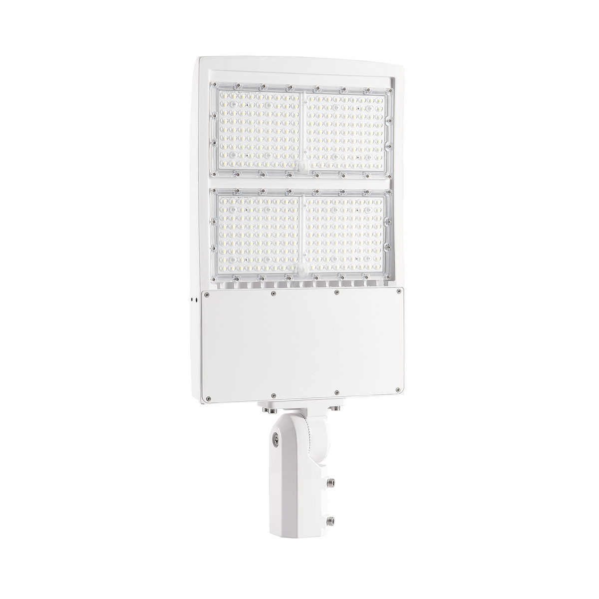 TX Vendor Ledison 300W LED Shoebox Light White Housing AC 277-480V