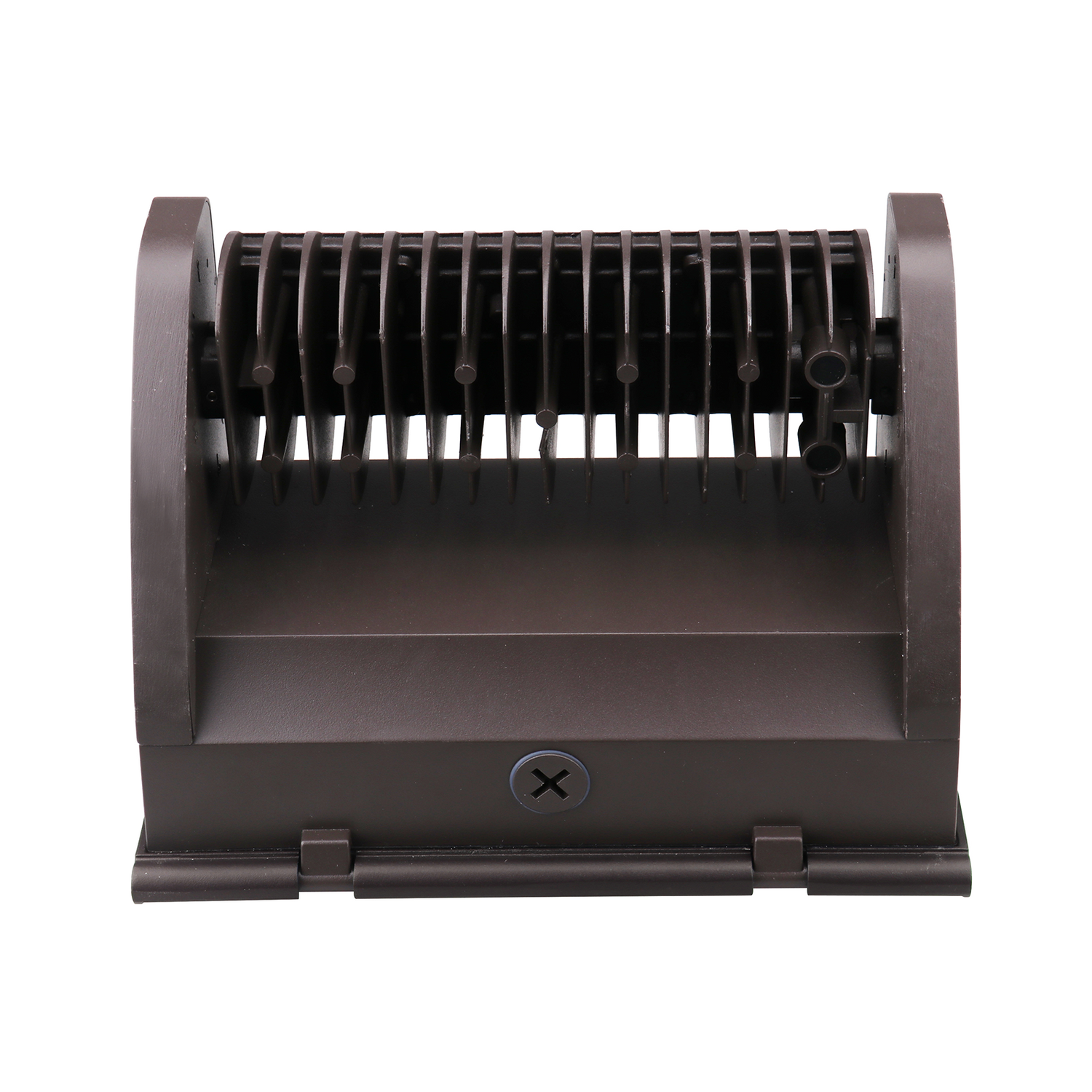 40W LED Rotatable Wall Pack Light Brown Housing AC 120-277V CCT 5000K | WPB-40W-120V-50K-V2