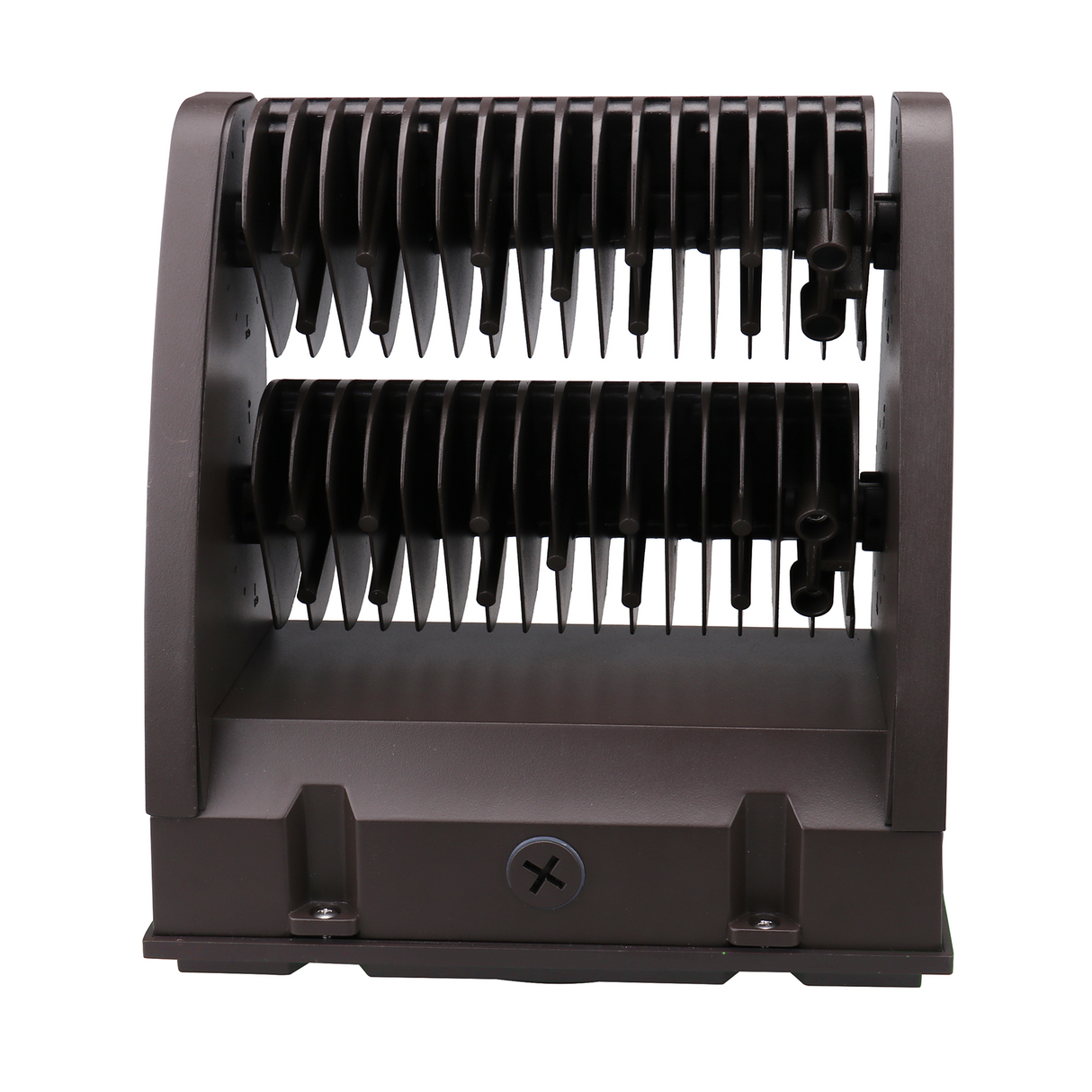 120W LED Rotatable Wall Pack Light Brown Housing AC 120-277V CCT 5000K | WPB-120W-120V-50K-V2