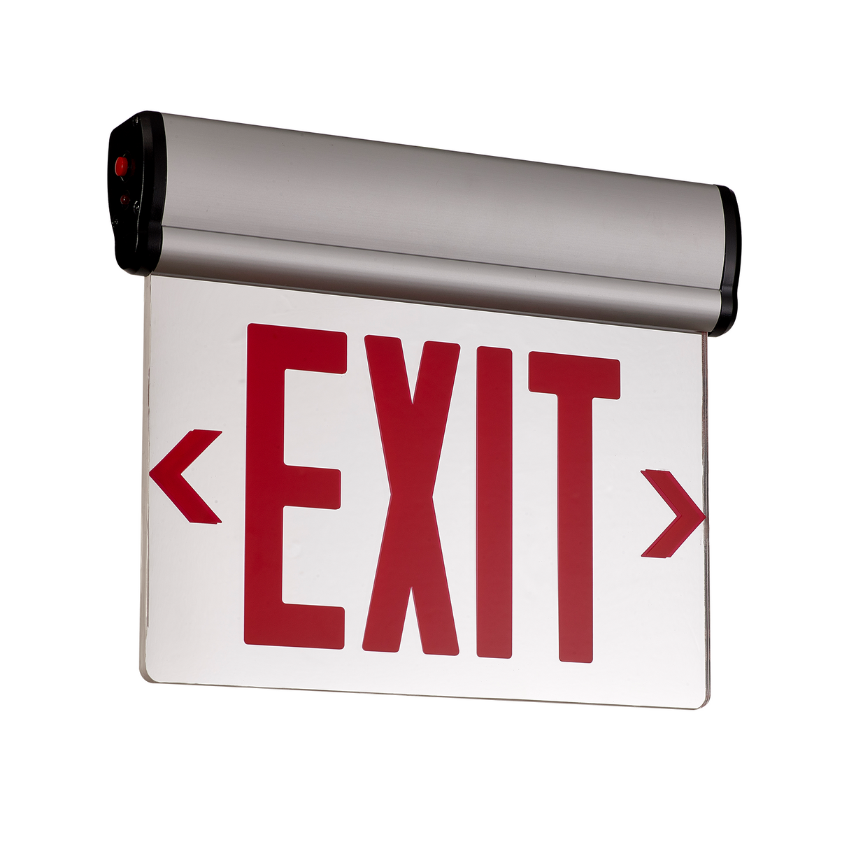 Edge Lit Red Exit Sign Double Face | LS-GLD037R