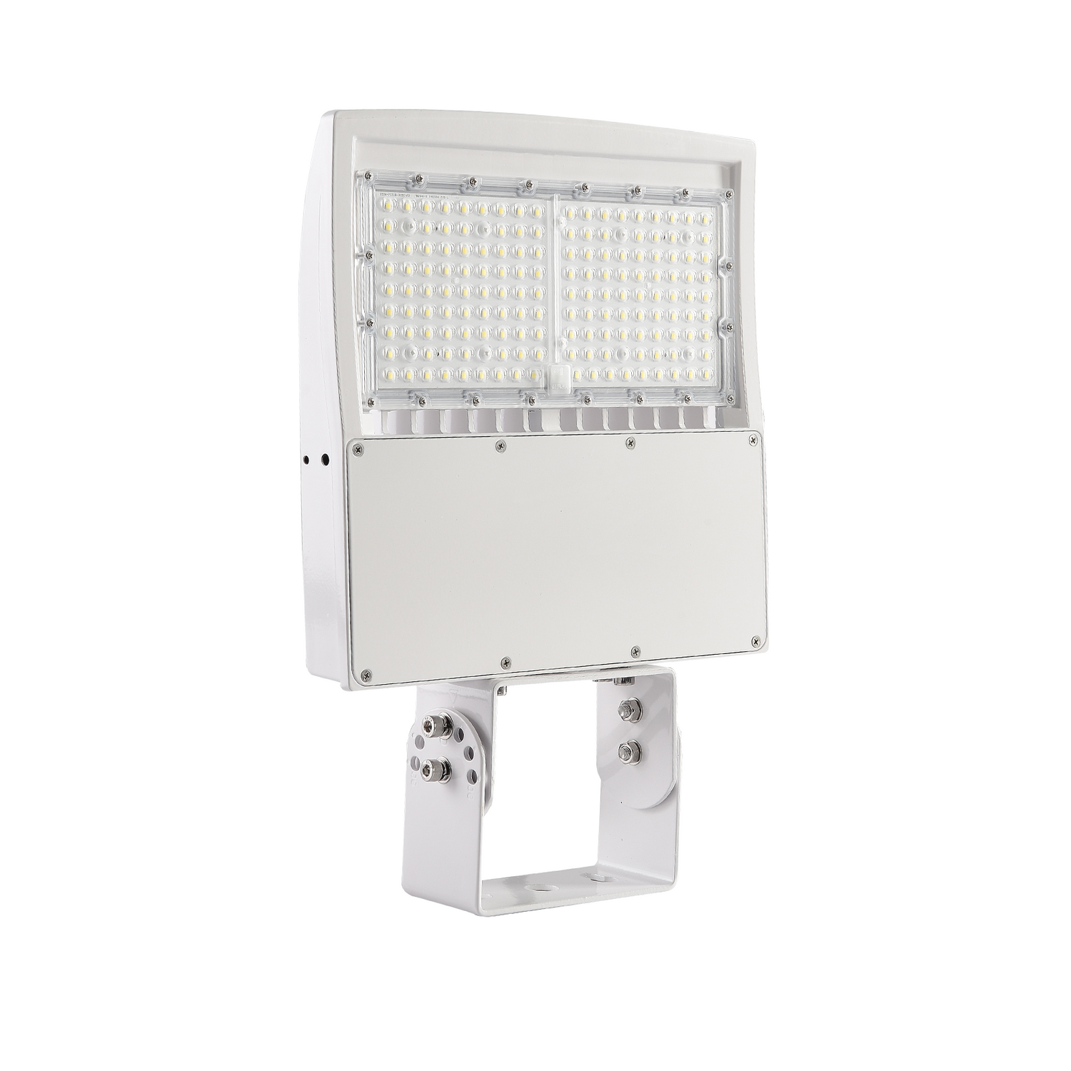150W LED Shoebox Light White Housing AC 277-480V CCT 5000K | SBC8B-150W-480V-50K-W