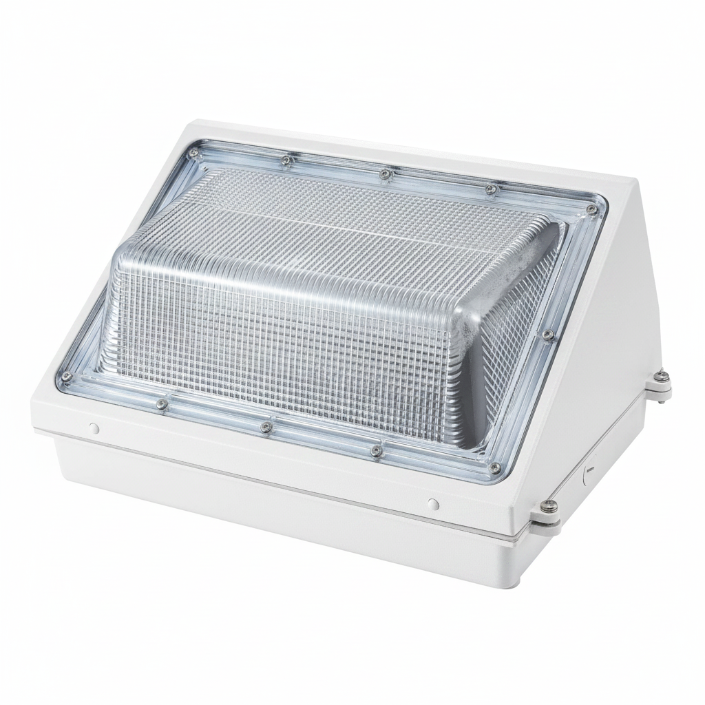 White Housing - 60/80/100/120W LED Semi Cutoff Wall Pack Light-Large Size-AC 120~277V CCT 3500K/4000K/5000K Tunable | WP-60/80/100/120W-XXK-UW