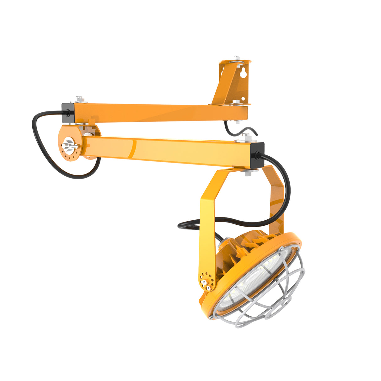 30W Led Dock Light-Adjustable Steel Mounting Arm AC 120-277V CCT 5000K | DKL-30W-120V-50K-V2