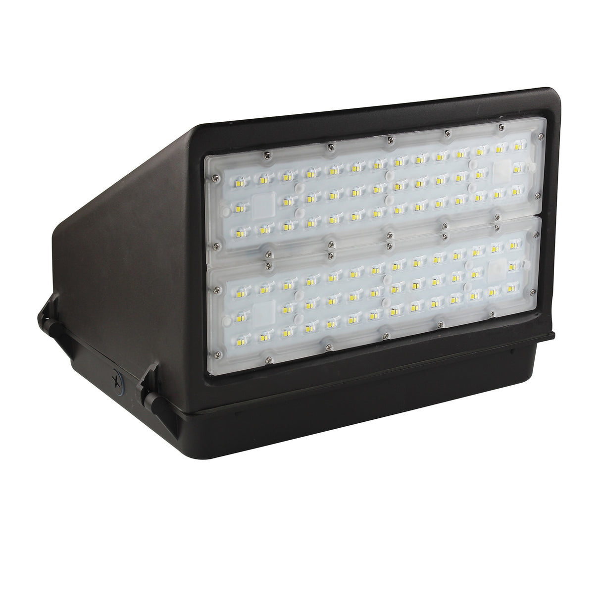 80W LED Full Cut Off Wall Pack Light AC 100-277V CCT 5000K With Photocell | FWP-80W-120V-50K-P