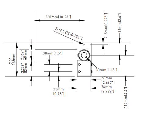 90° Twin Horizontal Tenon Adapter for LED Parking Lot Lights | TN2HL