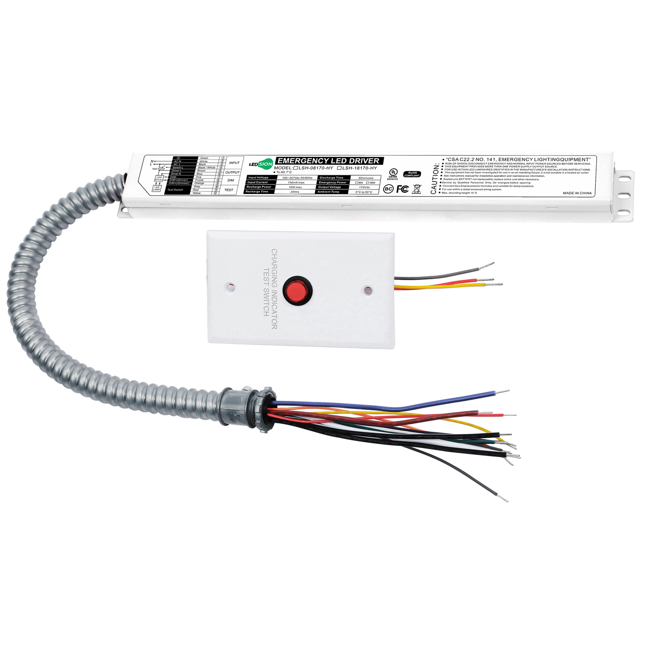 8W LED Emergency Backup Driver