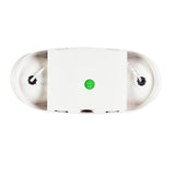 LED Emergency Light - Two Adjustable Heads-Battery Backup-White Housing LS-EML012