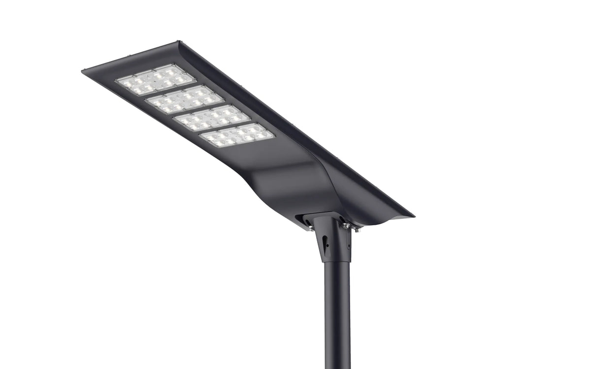 100W All in One Solar Street Light- Microwave Motion Sensor+Dusk to Dawn Photocell-CCT 5700K | SLS-100W-57K - view 2