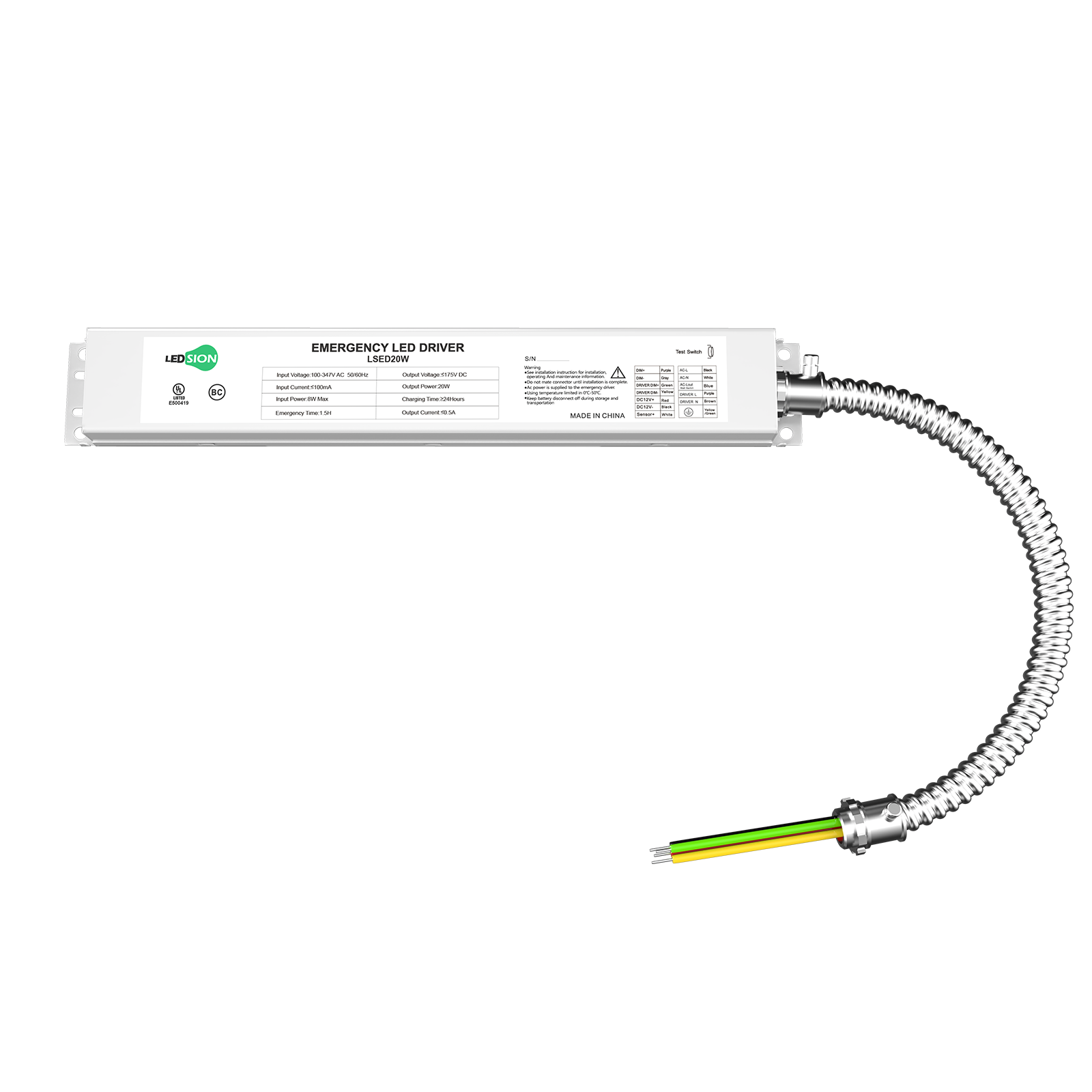 LEDSION 20W Emergency Backup Battery Driver Stock In Dallas