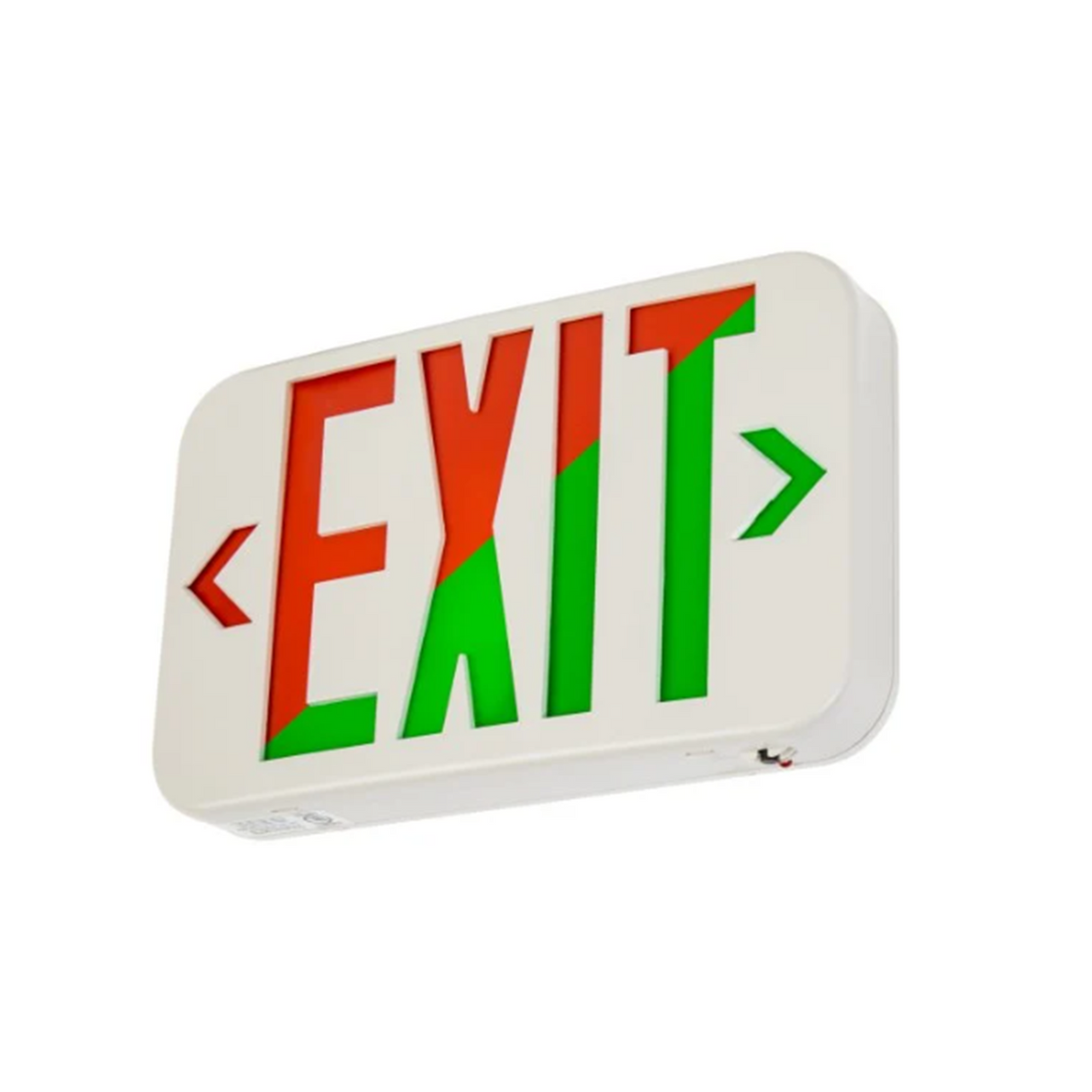 Red/Green LED Exit Sign Battery Backup Single or Double Face | LS-ES037RG