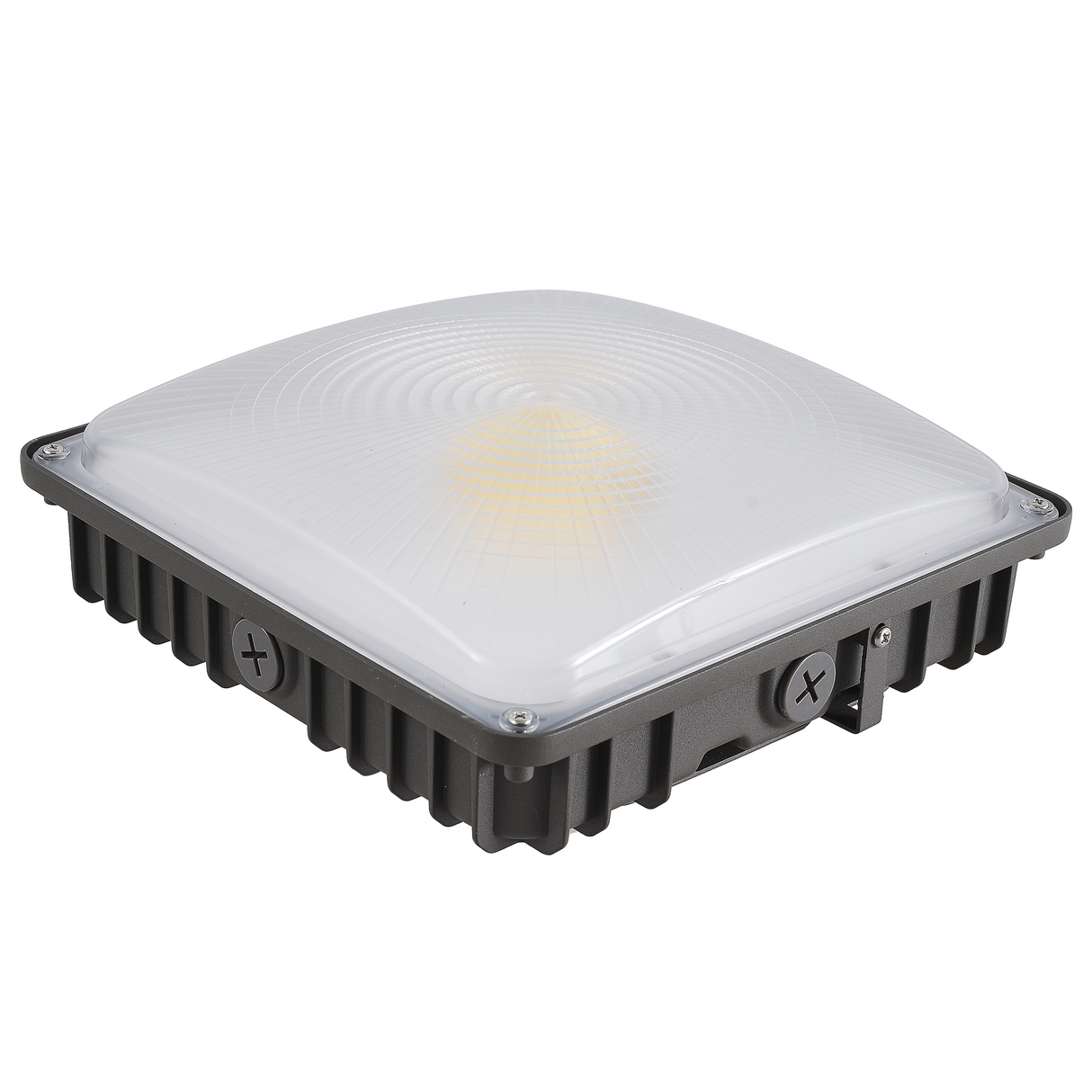 3 Wattage & 3 CCT Selectable Square Canopy Light-Wattage 30/45/70W-CCT 3500K/4000K/5000K | 4NCP-30/45/70W-XXK