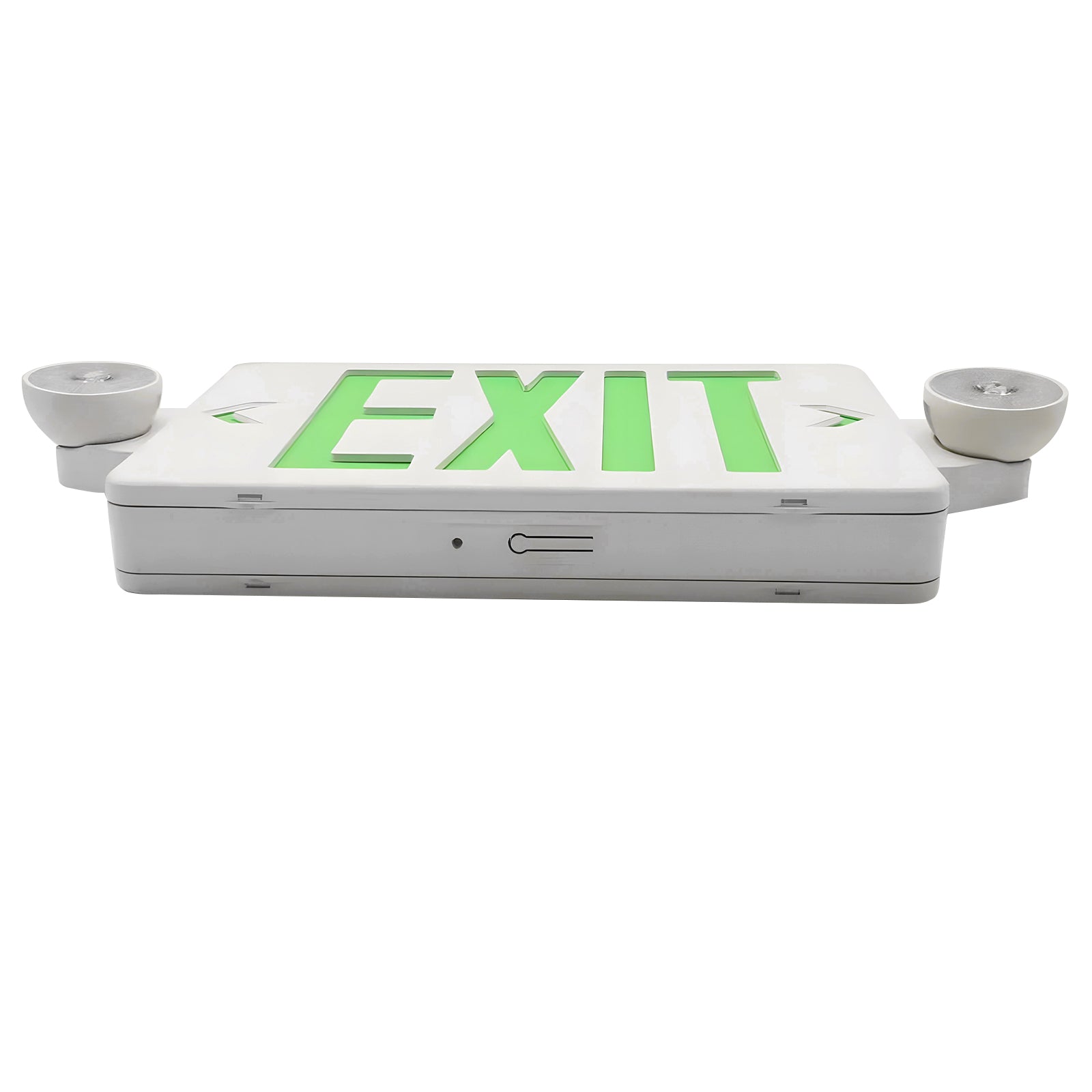 Green Combo LED Emergency Exit Sign-Battery Backup
