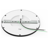 9"/12" Alabaster Flush Mount LED Ceiling Light – Black Finish | 18W/24W | 5CCT Tunable (2700K-5000K) | Triac Dimmable | ENERGY STAR & ETL Certified