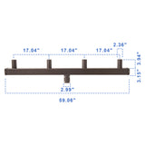 180° Low Profile Bullhorn with (4) 2-3/8in O.D. Tenon | BH4HL