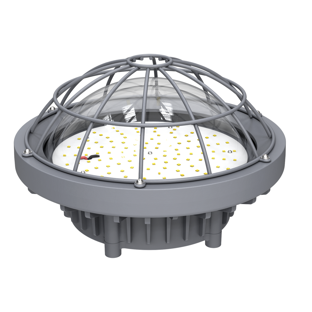 80W Round Explosion-proof Low Bay Light Class 1 Division 2 CCT 5000K | CEB-80W-120V-50K