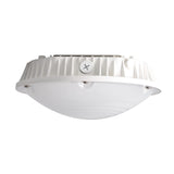 30/40/60W Wattage Selectable LED Round Canopy Light CCT 5000K AC 120-277V | 3NCP-30/40/60W-50K