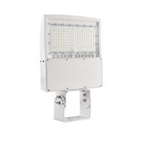 150W LED Shoebox Light White Housing AC 277-480V CCT 5000K | SBC8B-150W-480V-50K-W