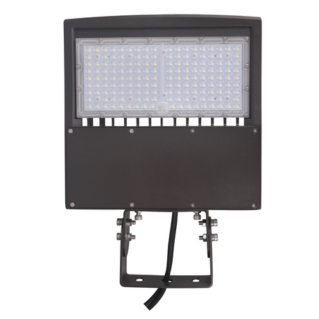 100W LED Shoebox Light Brown Housing AC 120~277V CCT 5000K Photocell | SBC8B-100W-120V-50K-P