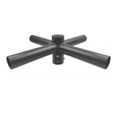 Quad 90D Tenon Adapter -4 Light Pole Adapter for Slip Fit -Bronze - Quad Bullhorn Mount | TN4HL