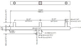 180° Low Profile Bullhorn with (3) 2-3/8in O.D. Tenon For 3 Fixtures | BH3HL